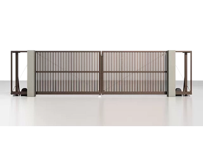 Раздвижные откатные ворота Prestige 5000×2210 мм RAL 8017