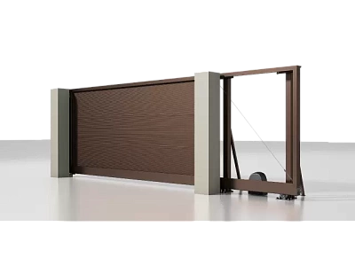 Откатные ворота серии Prestige 4500х1835 мм RAL 8017