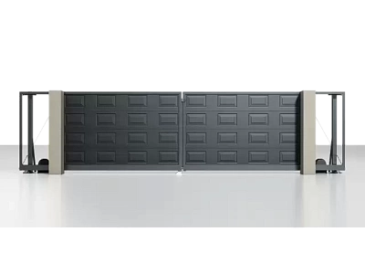 Раздвижные откатные ворота Prestige 4750×2085 мм RAL 7016