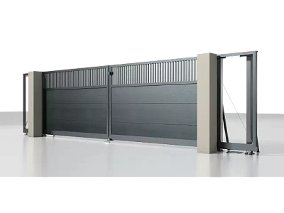 Раздвижные ворота серии Prestige 5000х2210 мм RAL 7016